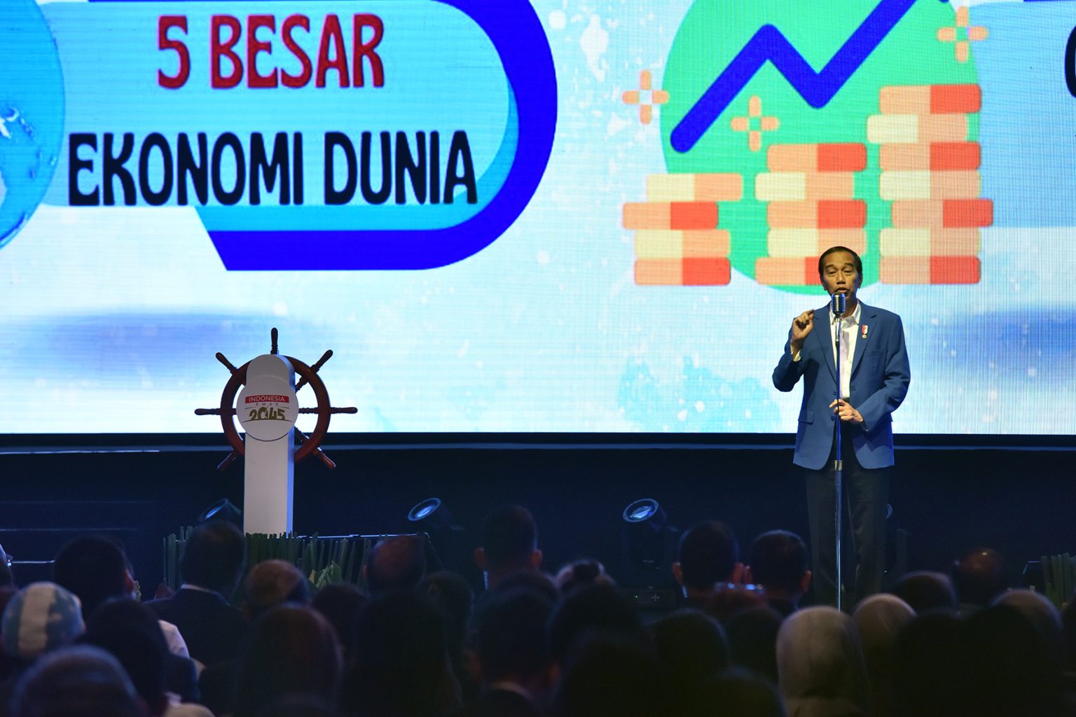 Perhatikan : Presiden Jokowi Beberkan Tiga Acuan Wujudkan Indonesia Emas 2045